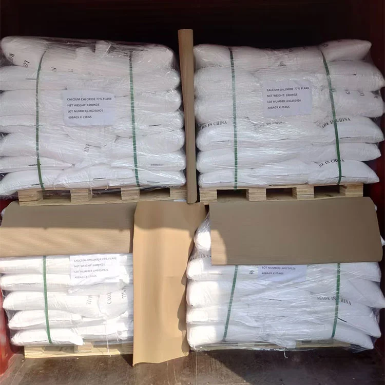 Vločky chloridu vápenatého s vysokou čistotou
